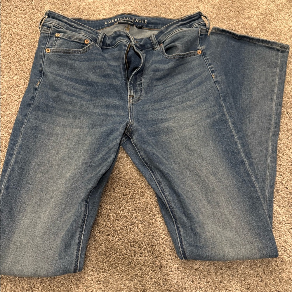 American Eagle Outfitters next level stretch  Relaxed flared Denim Jeans